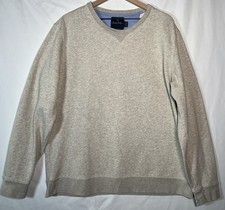 Brooks Brothers Sweatshirt Heather Gray/Beige Men  s XL Preppy/Ivy