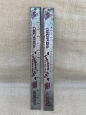pair SPOKE WEIGHT Advertising weighted ruler "The Basketmaker  s Third Hand  