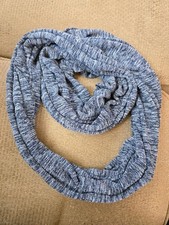 Women  s Gray Infinity Scarf Hidden Zip Stash Pocket 71"