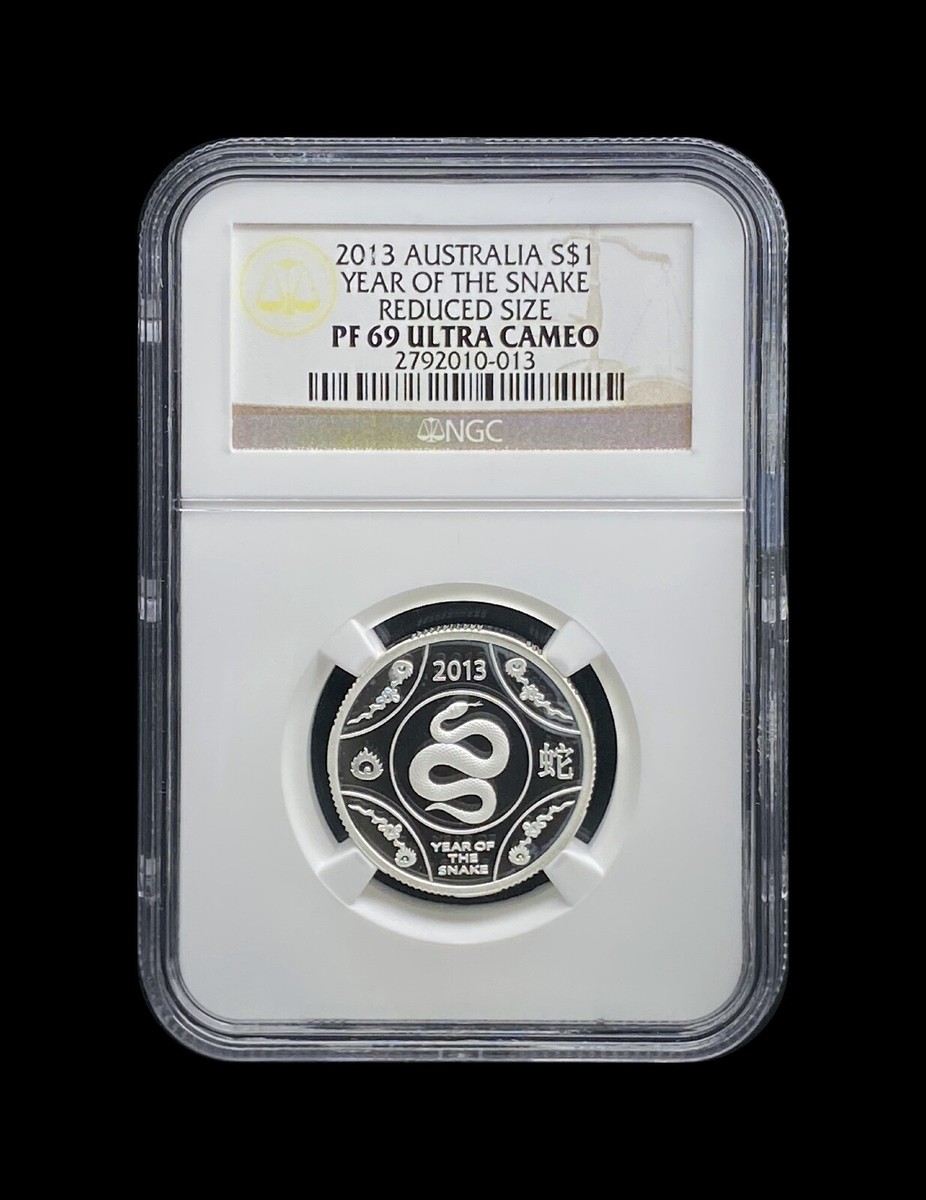 AUSTRALIA. 2013, Dollar, Silver - NGC PF69 - Year of the Snake