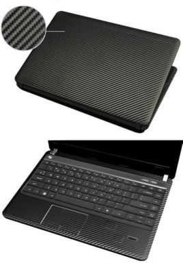 KH Laptop Protector Carbon fiber Sticker Skin Cover for HP 2740P 2760P 12.1-inch