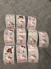 Hello Kitty 20 Pc Circle Stickers New Pink White