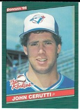 1986 Donruss The Rookies #20 John Cerutti RC Toronto Blue Jays