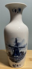 Delft Blauw Hand Decorated Vase 1101/23