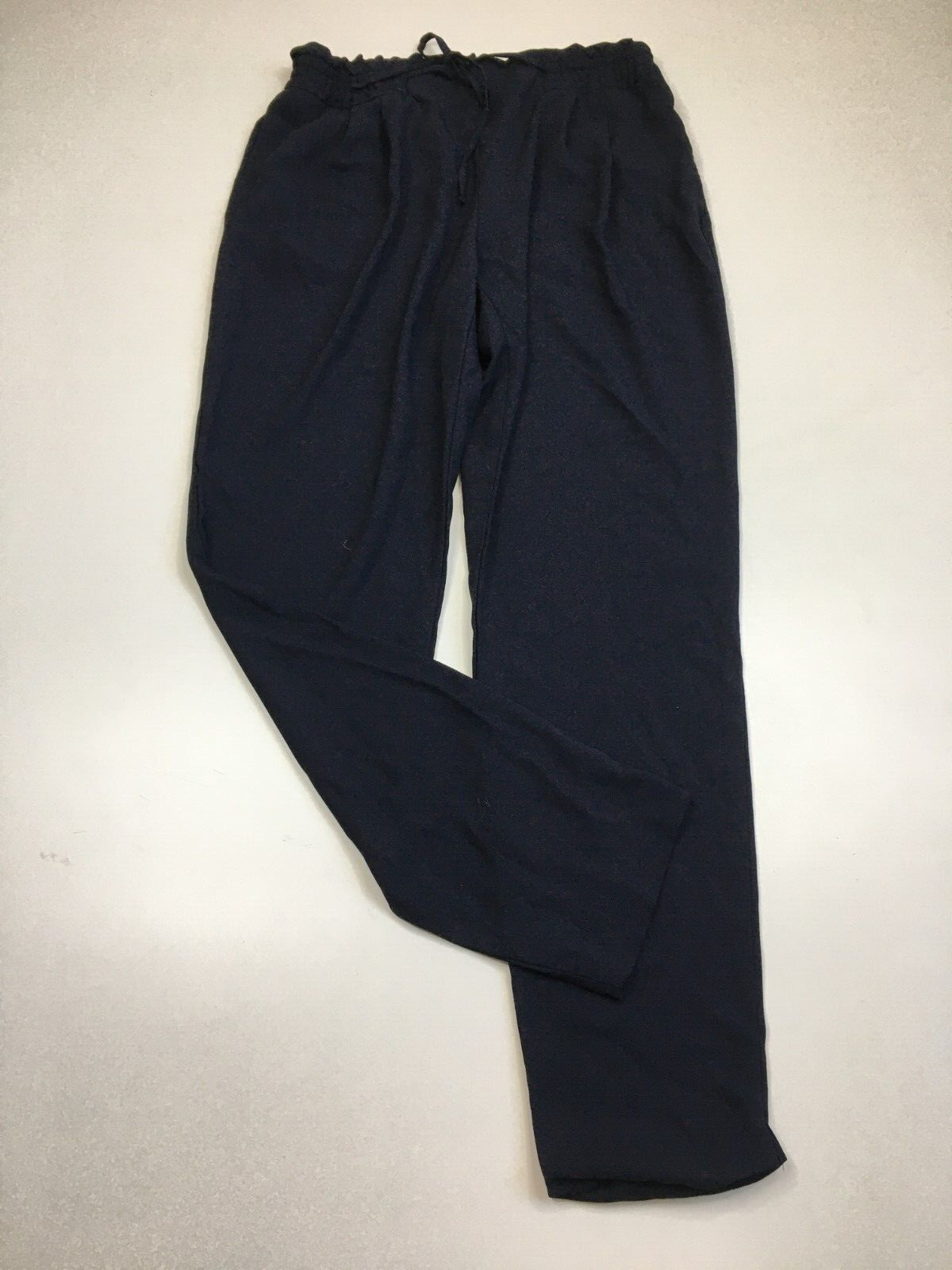 ZARA Basic Black Drawstring Waistband Pull On Tap… - image 7