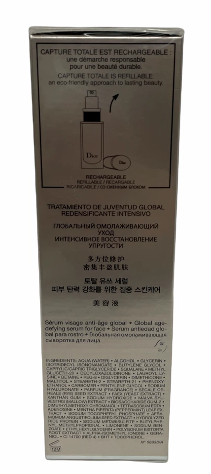 Dior Capture Totale Le Serum Intensive Total Youth Skincare (50mL/1.7oz) NEW - Image 3 of 3