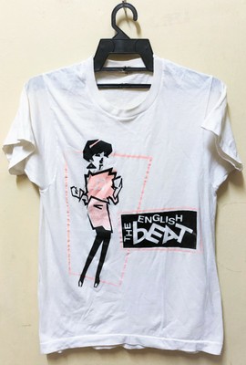 VINTAGE 80s THE BEAT SKA NEW WAVE TOUR CONCERT PROMO T-SHIRT 