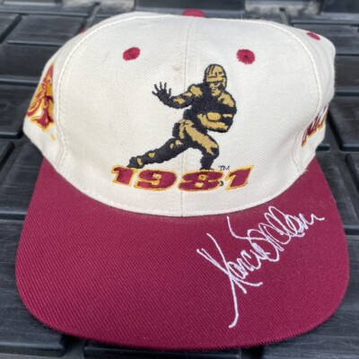 Vintage 90s Marcus Allen USC Trojans SnapBack Hat Blockhead Heisman TOW 1981