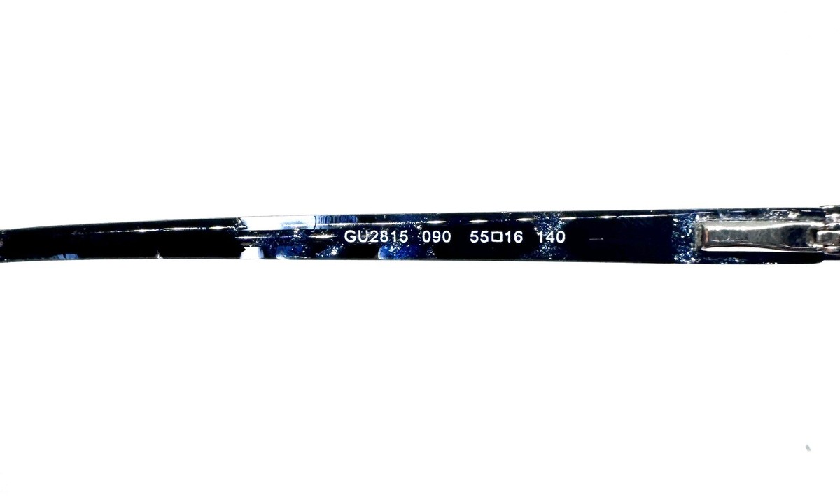 GUESS GU2815 090 BLUE TORTOISE AUTHENTIC DESIGNER EYEGLASSES 55-16 NEW GUESS GU 2815 090 BLUE OVERSIZED AUTHENTIC DESIGNER  main image 3