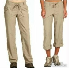 The North Face Horizon Tempest Convertible Pants Dune Beige Hiking Travel SZ 10