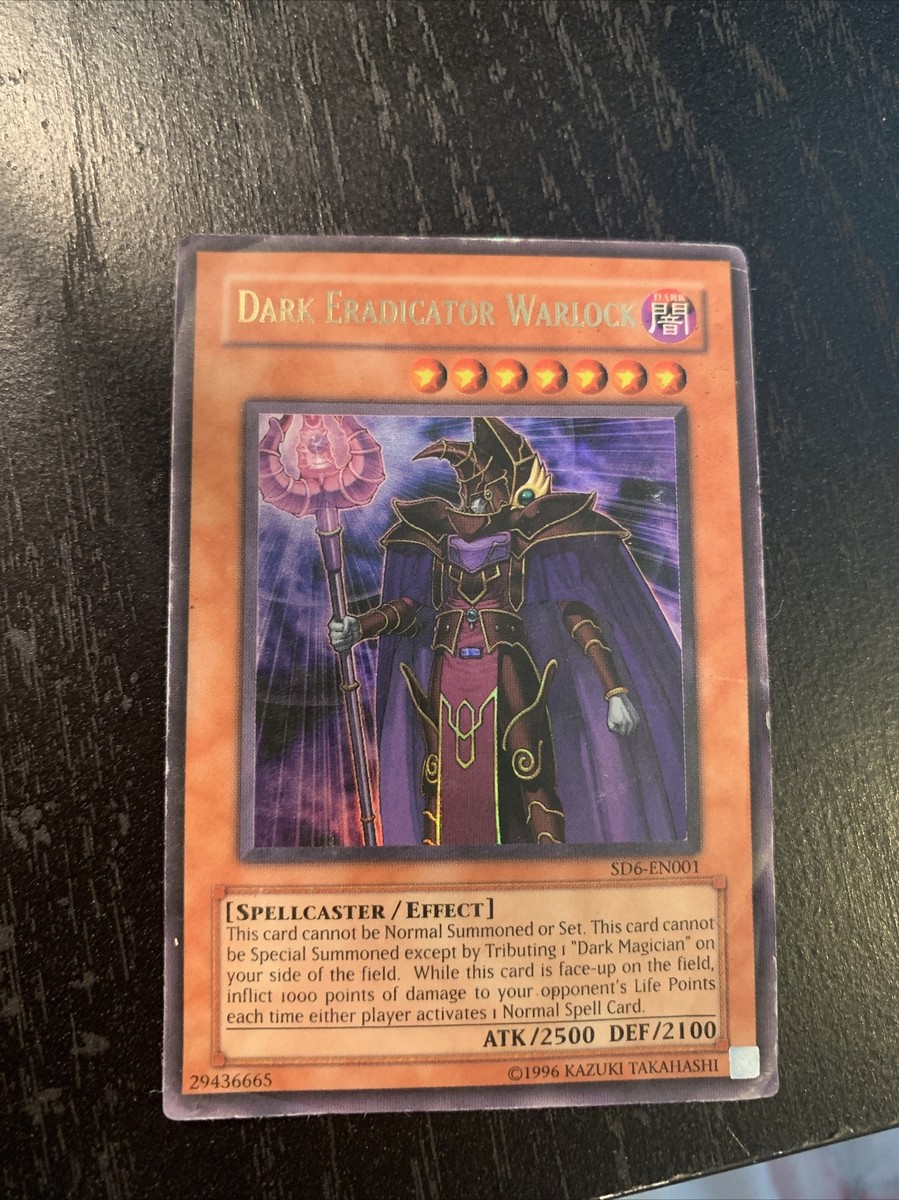 Yu-Gi-Oh! TCG Dark Eradicator Warlock Structure Deck SD6-EN001 1st Edition  Ultra