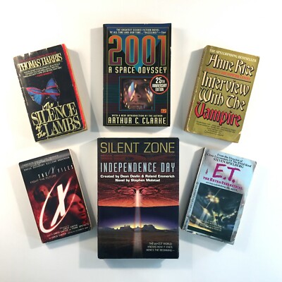 SCI-FI HORROR MOVIE Book lot!! 2001, X-Files, E.T., Interview with a Vampire +++