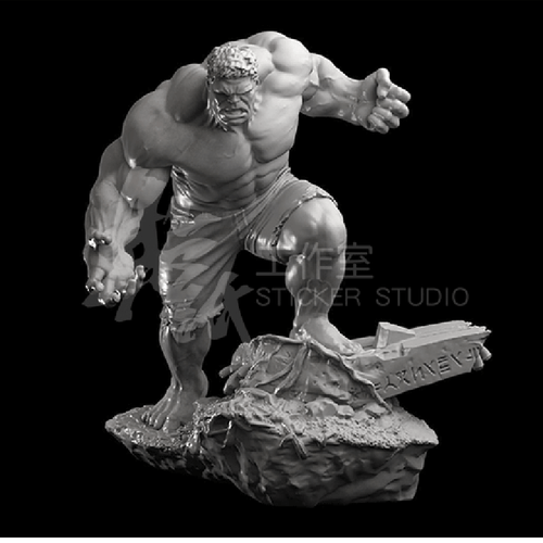 Hulk 3D Printing Unpainted Figure Model GK Blank Kit New Hot Toy In Stock - Picture 2 of 9
