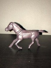 60mm REL Western Wagon Horse in Dark Brown Plastic
