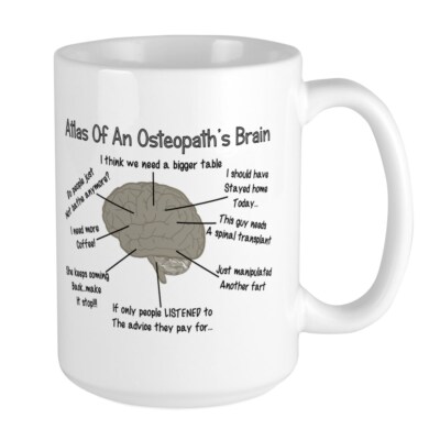 CafePress Funny Osteopathic Physician Mugs Large Mug (1598336445)