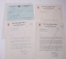 1930 Lamson Goodnow Keystone Emery Mills Abrasives Frankford PA Ephemera L420F