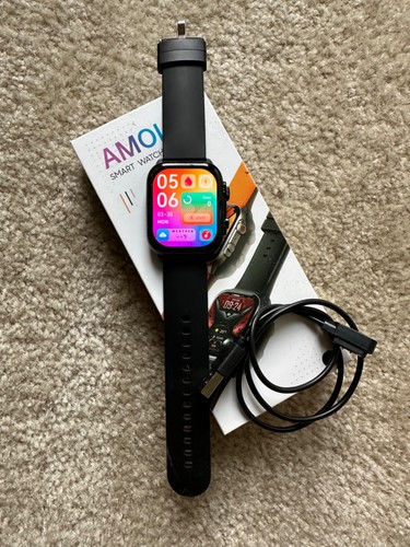 AMOLED Smart Watch black - Zdjęcie 2 z 3