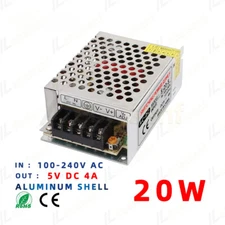 DC 5V 20W Switch Power Supply 100-240V LED Driver Transformer Converter Adapter
