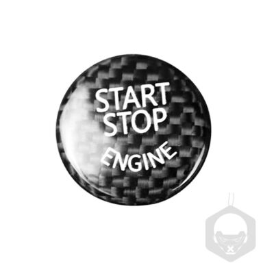 Sticker Engine Stop Carbon Fiber Car Engine Start Stop Button Sticker Cover For BMW All ...