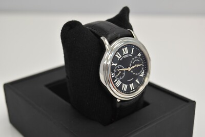RAYMOND WEIL Maestro Automatic Men's SS Black Leather 2846-STC