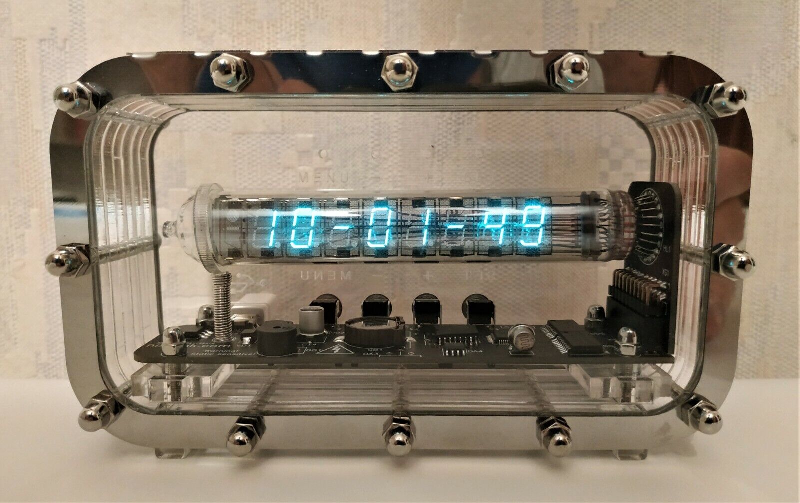 Сколько собрал лед. Nixie Clock IV-18. 4-Значные трубчатые часы Nixie.