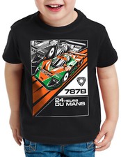T-shirt bambino 787B 4 rotori motore oscillante volker weidler johnny herbert japan