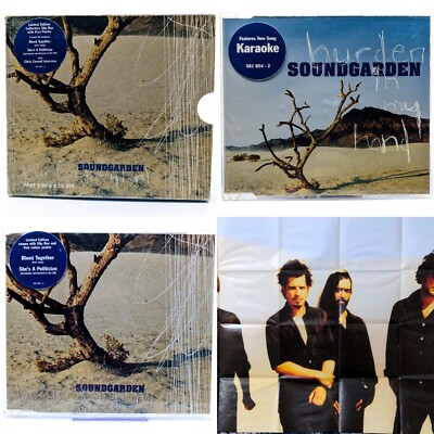 Soundgarden Burden in My Hand Box 1996 2xCD Slip Box Giant 29x18 Inch Poster