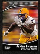 2021 Sage Premier Draft Jaylen Twyman #2 Black Rookie RC Football Card