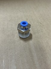 10 Pcs Pneumatic Push To Connect Fitting 1/4" Tube OD X 1/2 NPT Male Connector