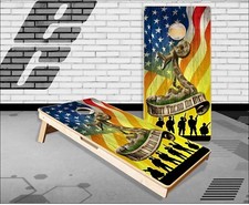 Gadsden Flag Cornhole Boards Bean Bag Toss Game