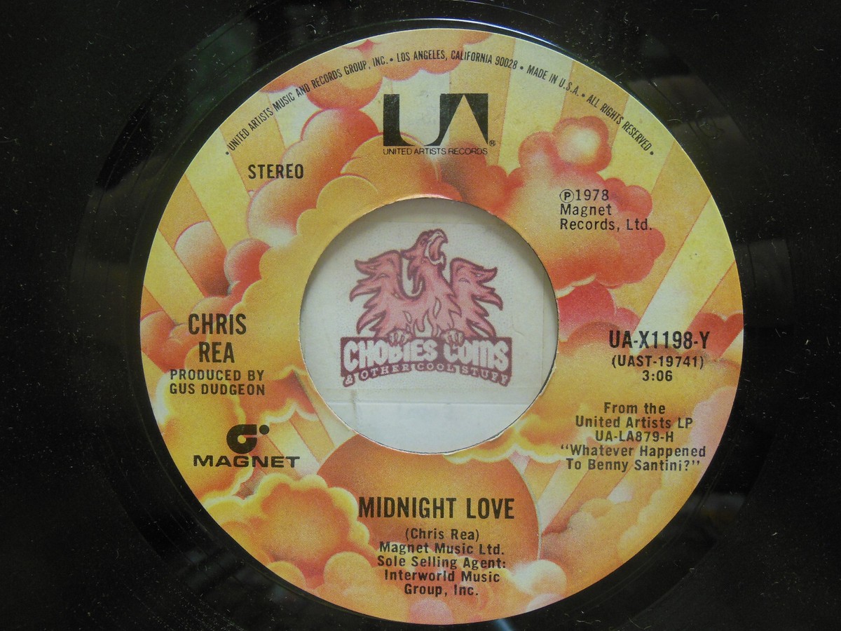 Chris Rea – Fool (If You Think It's Over) / Midnight Love, 45 RPM