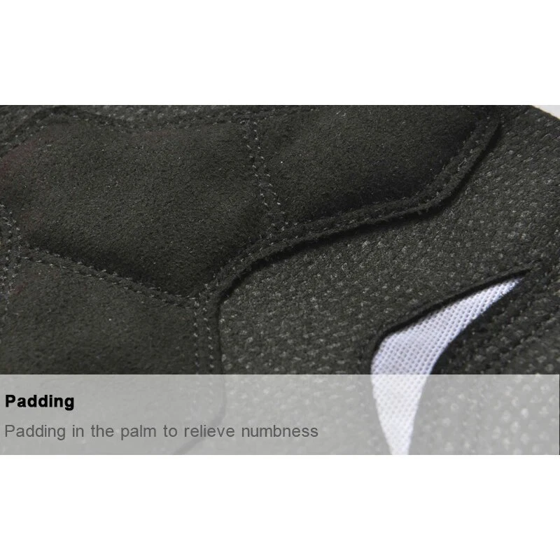 Guantes de Ciclismo Transpirables Guantes de Bicicleta de Carretera Hombres Medio Dedo Guante Antideslizante Nuevo Foto 4 de 4