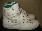 100% AUTHENTIC NEW MEN MCM WHITE LOGO MCM HIGH TOP SNEAKERS EU 42/US 9 — photo 3