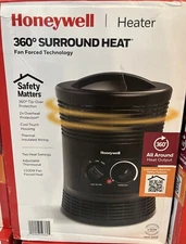 Honeywell 360 Degree Surround HHF360V 1500W Fan Forced Heater - Black