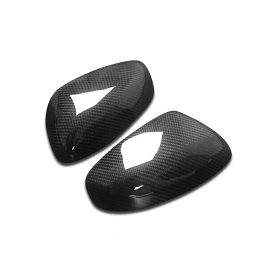 Cubierta de espejo retrovisor lateral de fibra de carbono real adicional para Mazda RX-8 2004-2011 Foto 3 de 4