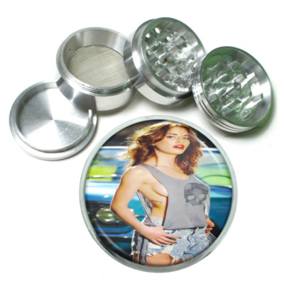 Argentina Pin Up Girls D5 63mm Aluminum Kitchen Grinder 4 Piece Herbs 