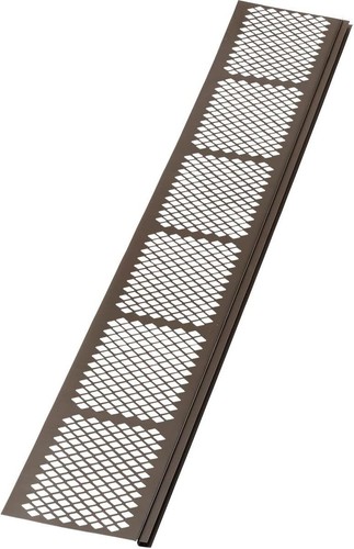 Amerimax 85479 Brown Plastic Snap In Gutter Guard Cover Leaf Filter 36" x 6"