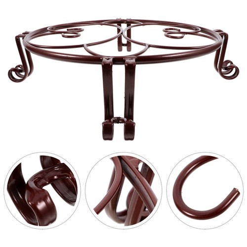 Eisen Blumenständer Outdoor Pflanzenständer für Terrasse Blumentopfhalter