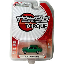 GREENLIGHT  1/64 TOKYO TORQUE 1970 DATSUN 510 GREEN MACHINE CHASE
