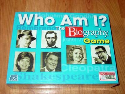 HH: Endless Games - Who Am I? The Biography Game  how much do you know? (SEALED)