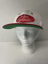 BD&A Saint Louis Cardinals White & Red Baseball Cap Vintage Bud Light Hat