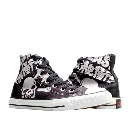 Converse Chuck Taylor The Clash HI Black/Red 113998 Men's - 第 2/4 張圖片