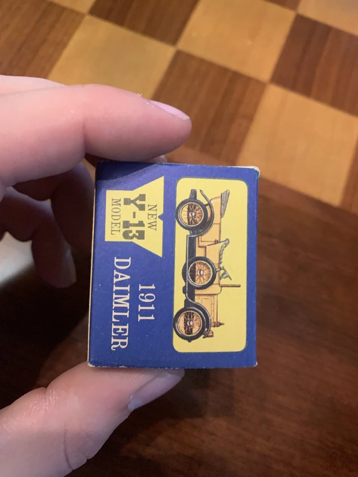 Modelos Matchbox vintage de antaño 1911 DAIMLER #Y-13 A Lesney Product Foto 2 de 4