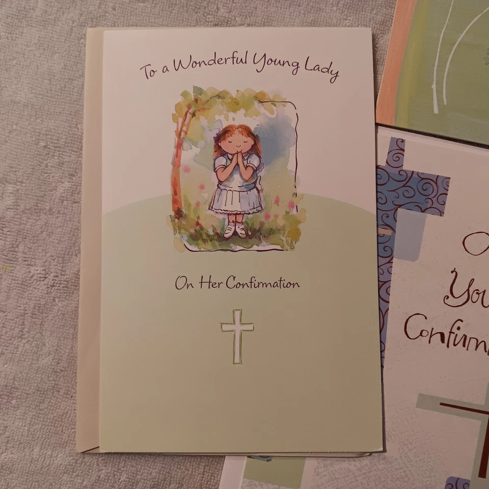 Confirmation Greeting Cards (5) Cards With Envelopes - Image 2 of 4