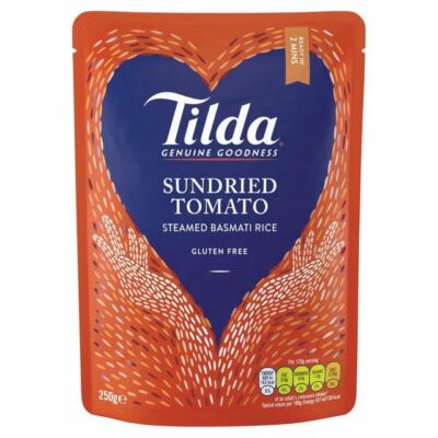 Tilda Steamed Basmati Sundried Tomato - 250g (0.55lbs)