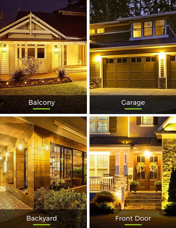 LED Yellow Bug Light Bulbs Outdoor,A19 9W Bug Lights for Outside, 60W Equivalent - Image 3 of 4