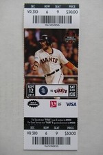SAN FRANCISCO GIANTS VS SAN DIEGO PADRES 9/12/2015 FULL TICKET ~ PAGAN/BELT HRs