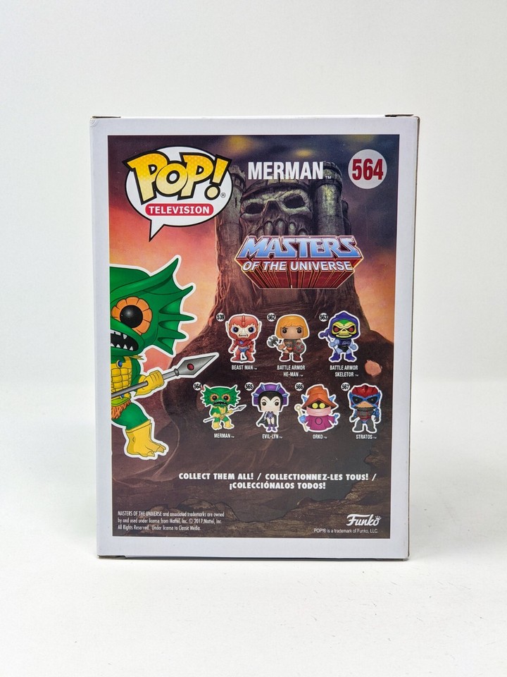 Figurine Funko POP ! Merman Masters Of The Universe - Édition Vinyle 10 Cm, Neuve Sous Blister