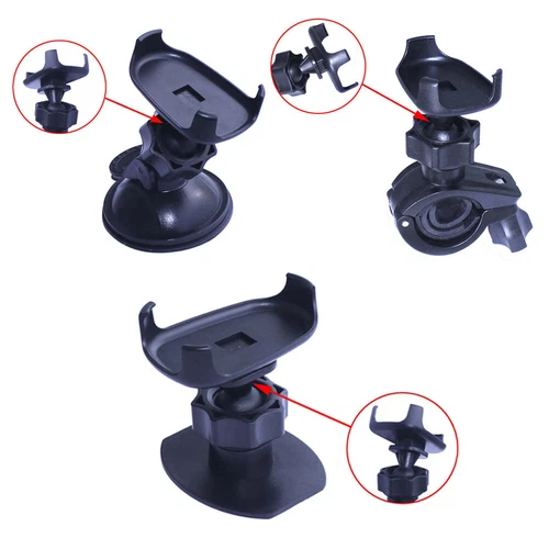 Mounting Base with Bike/Tape/Suction Holder Mount for 808 #32S Keychain Camera