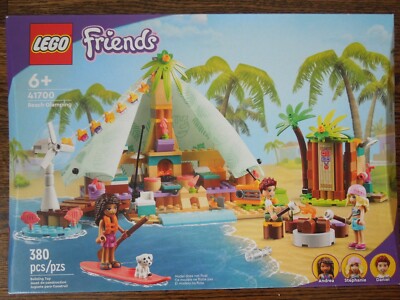 LEGO FRIENDS BEACH GLAMPING 41700 6+ NEW SEALED